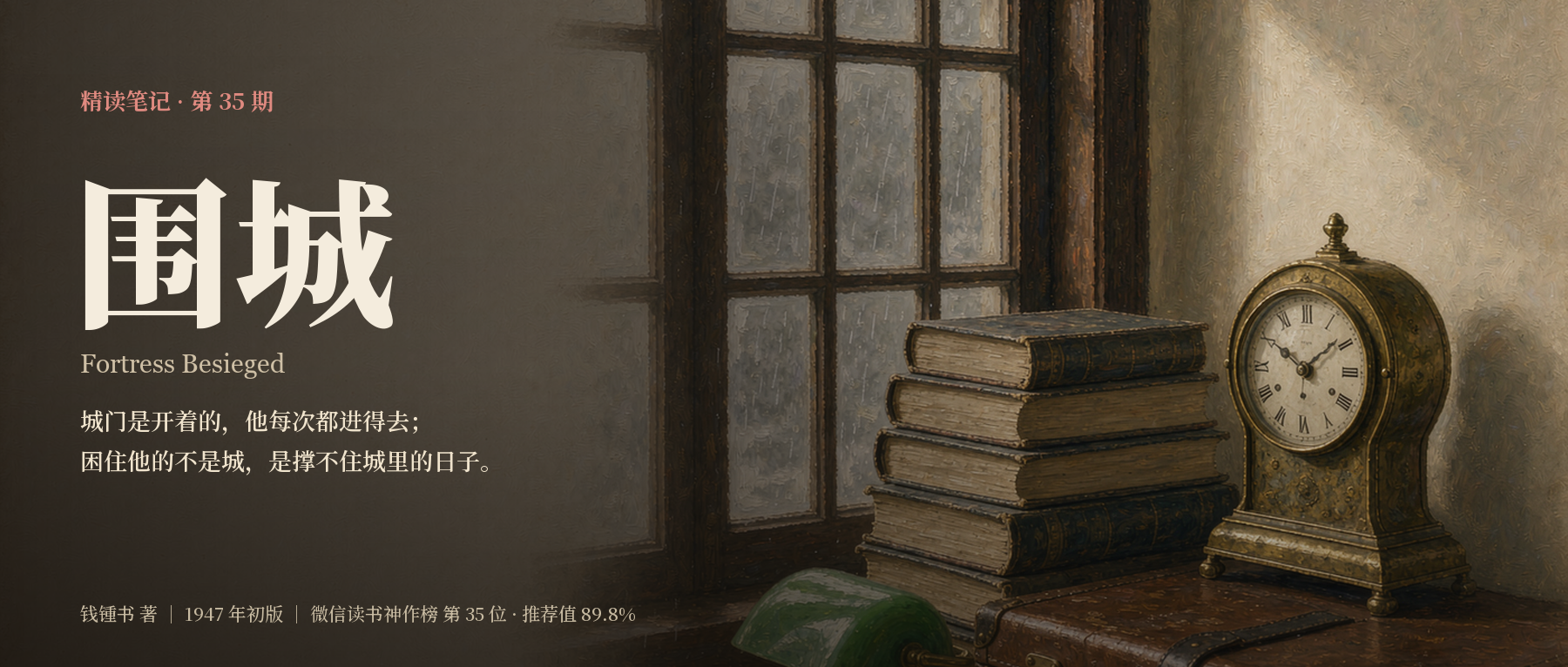 《围城》精读笔记封面