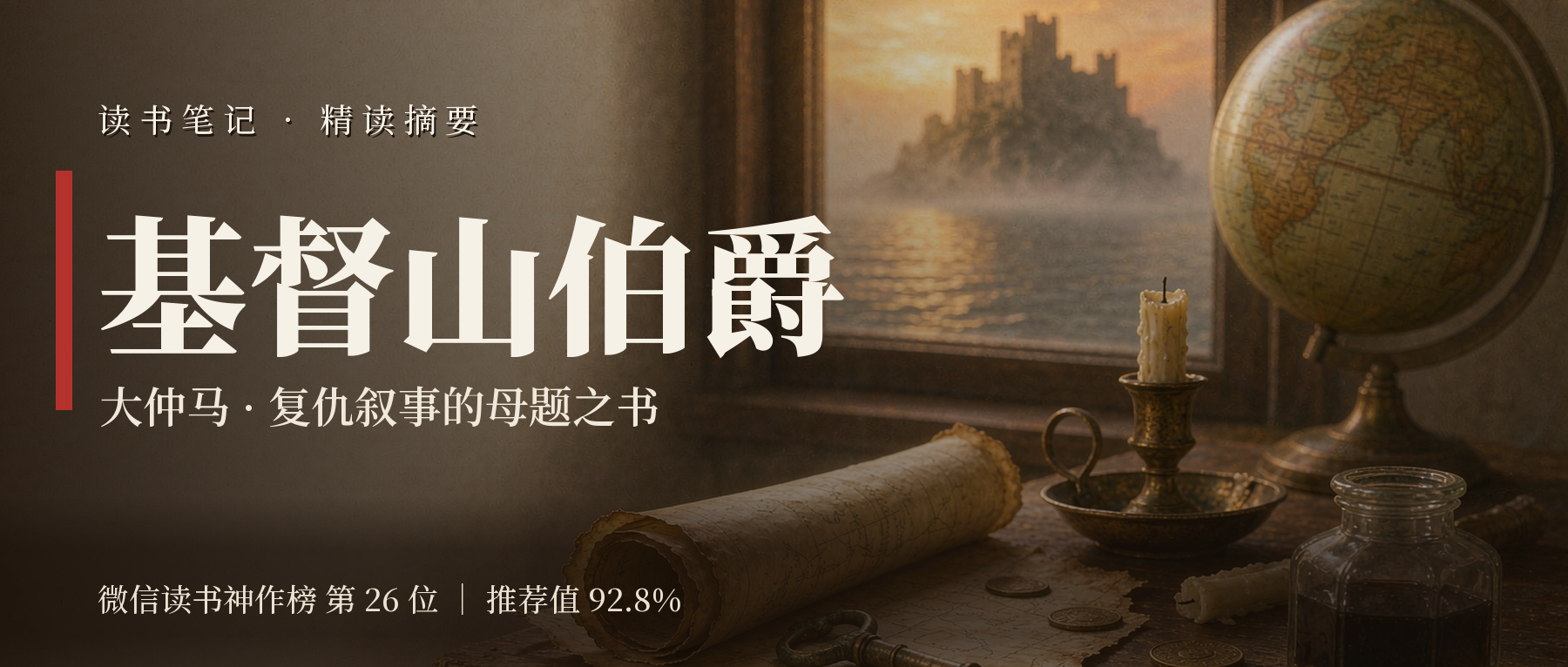 《基督山伯爵》精读笔记封面