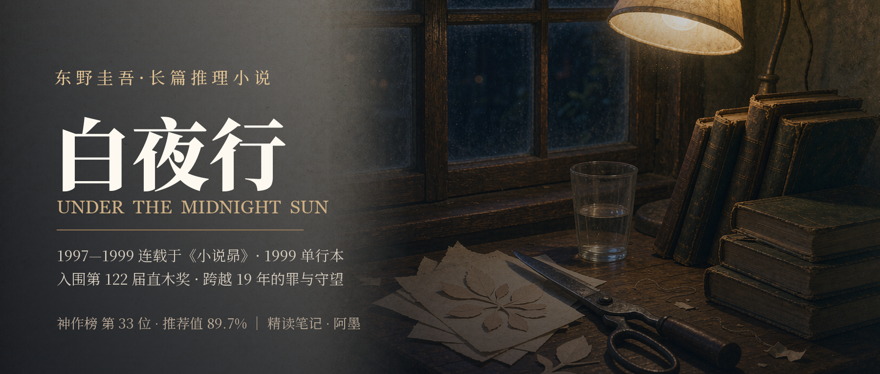 《白夜行》精读笔记封面